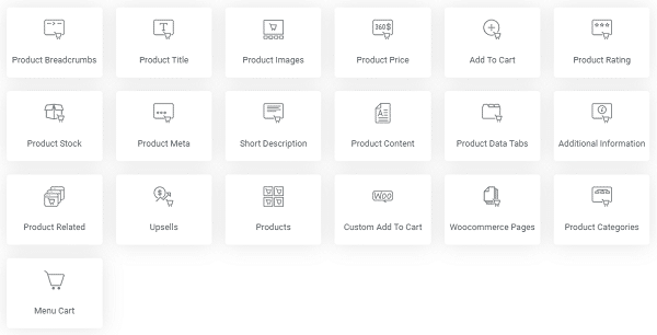 Elementor woocommerce