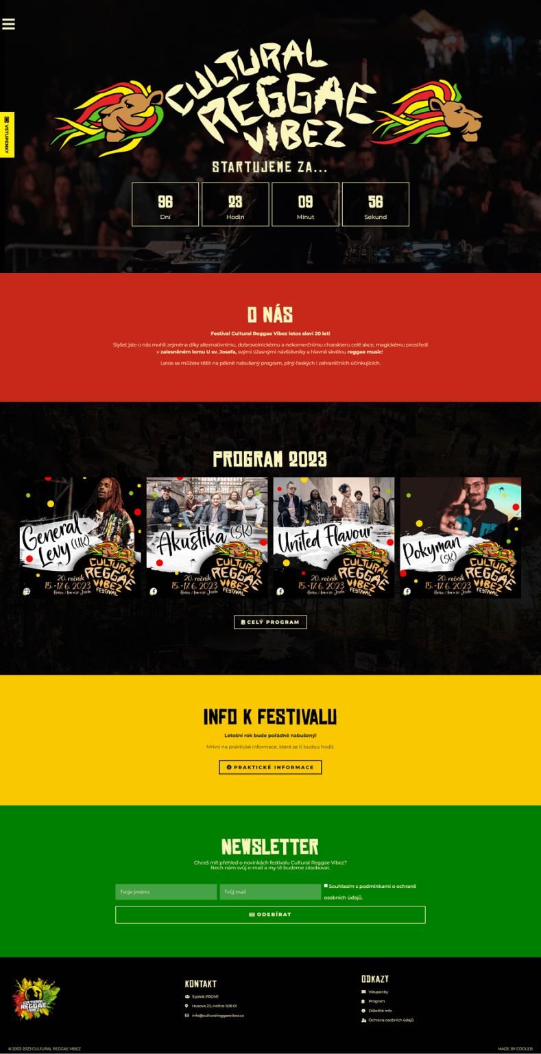 Cultural Reggae Vibez web