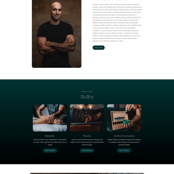 František masíruje web od cooleb